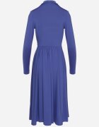 by swan Rochie Cloche Albastră cu Decupaj Decorativ și Linie de Umeri Rigidizată Rivfedi