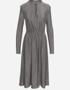 by swan Rochie de cocktail Argintie cu Fir Metalic Mianella