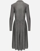 by swan Rochie de cocktail Argintie cu Fir Metalic Mianella