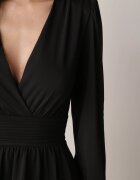 by swan Rochie Evazată Neagră cu Vâscoză Selithiel