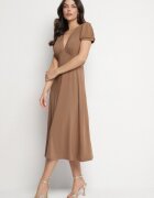 by swan Rochie Maro Clopot cu viscoză cu pernițe la umeri Awerla