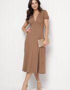 by swan Rochie Maro Clopot cu viscoză cu pernițe la umeri Awerla
