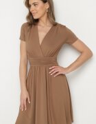 by swan Rochie Maro Cloș cu Viscoză Stil petrecut cu Încrețituri Adivas