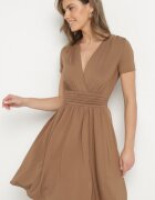 by swan Rochie Maro Cloș cu Viscoză Stil petrecut cu Încrețituri Adivas