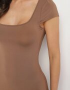 by swan Rochie Maro cu Viscoză cu croială evazată cu decolteu pătrat Nalireina