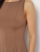 by swan Rochie Maro din viscoză cu croi evazat fără mâneci Nalomira