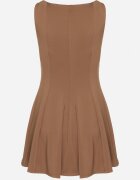 by swan Rochie Maro din viscoză cu croi evazat fără mâneci Nalomira