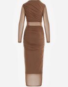 by swan Rochie Maro Mulată Maxi cu Plasă Stolisse
