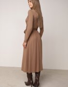 by swan Rochie Maro Petrecută cu Vâscoză Legată în talie Drestalia