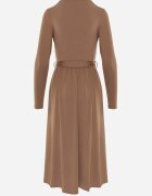 by swan Rochie Maro Petrecută cu Vâscoză Legată în talie Drestalia