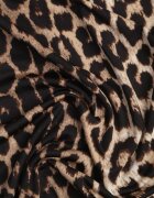 by swan Rochie Maro Taliată cu imprimeu leopard cu decupaje în talie și fentă la poale Larnnie