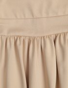 by swan Rochie Maxi Bej pe bretele cu crăpătură la tiv și decolteu pătrat Jacklyn