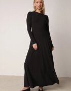 by swan Rochie Neagră De bumbac Cu croi evazat Tuselenea