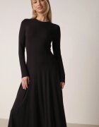 by swan Rochie Neagră De bumbac Cu croi evazat Tuselenea