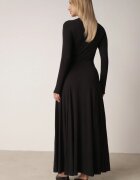 by swan Rochie Neagră De bumbac Cu croi evazat Tuselenea