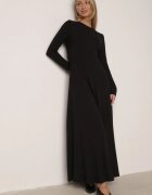 by swan Rochie Neagră De bumbac Cu croi evazat Tuselenea