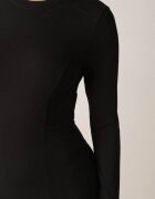 by swan Rochie Neagră De bumbac Cu croi evazat Tuselenea