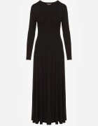 by swan Rochie Neagră De bumbac Cu croi evazat Tuselenea