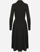 by swan Rochie neagră evazată cu decupaj decorativ și cu linia umerilor întărită Rivfedi