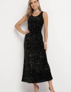 by swan Rochie Neagră Maxi cu paiete Jukrana