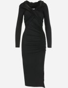 by swan Rochie Neagră Mulată cu Încrețituri Kivi