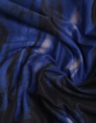 by swan Rochie Negru-Bleumarin Mulată Lungă din plasă cu șlit pe lateral Nethys