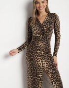 by swan Rochie plic Maro-Neagră Elegantă Decorată cu drapaje Zainara