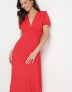 by swan Rochie roșie cloș cu viscoză cu perne la umeri Awerla