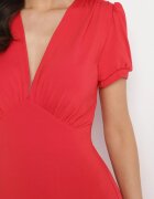 by swan Rochie roșie cloș cu viscoză cu perne la umeri Awerla