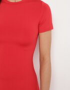 by swan Rochie Roșie cu Croi Cambrat cu Mânecă Scurtă Liravise