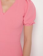 by swan Rochie Roz Evazată cu Decolteu Triunghiular Efralinae