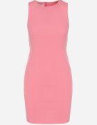 by swan Rochie Roz Tip Creion Fără Mâneci cu Vâscoză Nelazira