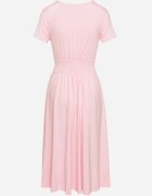 by swan Rochie Roză Cambrată cu Decolteu petrecut Quimadea