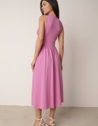 by swan Rochie Rozalie Midi Fără Mâneci Cu Pliuri Dreana