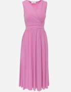 by swan Rochie Rozalie Midi Fără Mâneci Cu Pliuri Dreana