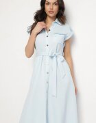 by swan Rochie tip cămașă Albastru deschis Phinitrite