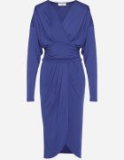 by swan Rochie Tip plic Albastră din viscoză Decorată cu încrețituri Edivana