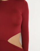 by swan Rochie Visinie Maxi cu croială mulată cu decupaj în talie Celinda