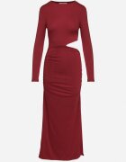 by swan Rochie Visinie Maxi cu croială mulată cu decupaj în talie Celinda