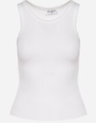 by swan Top Alb din Bumbac din Tricot Reiat Efrima