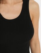 by swan Top Negru din Bumbac din Tricot Reiat Efrima