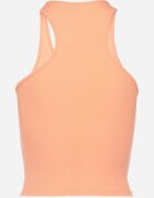 by swan Top Portocaliu din Bumbac cu Decupaj Decorativ Sallire