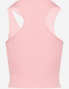 by swan Top roz de bumbac cu decupaj decorativ Sallire