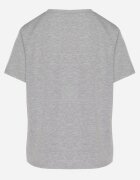 by swan Tricou Gri cu Vâscoză Decorat cu Zirconii Hirritia