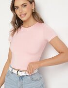 by swan Tricou Roz Scurt cu Vâscoză Eframera