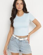 by swan Tricou Scurt Albastru deschis cu Vâscoză Eframera