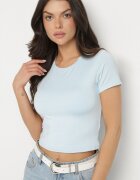 by swan Tricou Scurt Albastru deschis cu Vâscoză Eframera