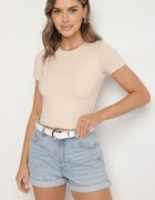 by swan Tricou Scurt Bej deschis din Vâscoză Eframera