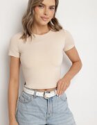 by swan Tricou Scurt Bej deschis din Vâscoză Eframera