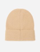 caely Beanie clasic cu margine răsucită Lindrina Maro cu galben